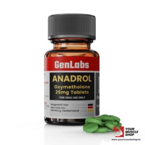 ANADROL 25 (OXYMETHOLONE) – 25MG  PER TAB – 200 TABLETS – GENLABS
