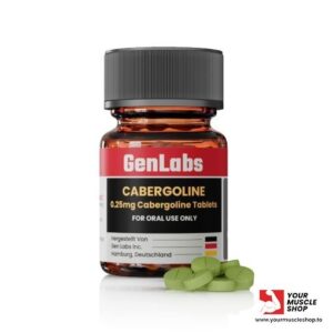 CABERGOLINE 0.25MG  PER TAB – 30 TABLETS – GENLABS