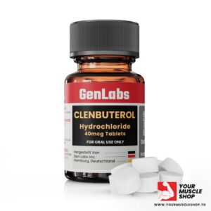 CLENBUTEROL HYDROCHLORIDE 40MCG  PER TAB – 100 TABLETS – GENLABS