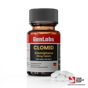 CLOMID (CLOMIPHENE CITRATE) 25MG  PER TAB – 200 TABLETS – GENLABS