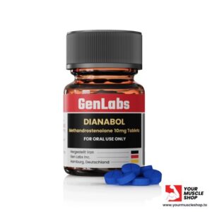 DIANABOL (D – BOL) 10MG  PER TAB – 100 TABLETS – GENLABS