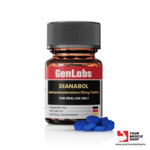 DIANABOL (D – BOL) 20MG  PER TAB – 100 TABLETS – GENLABS