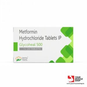 GLYCOHEAL 500 METFORMIN HYDROCHLORIDE 500MG 20 TABLETS  HEALING PHARMA