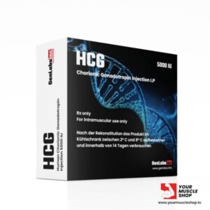 HCG 5000IU – VIAL ( HUMAN CHORIONIC GONADOTROPIN ) ( WITH BACTERIOSTATIC WATER) – GENLABS