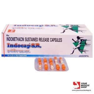 INDOCAP SR (INDOMETHACIN – SUSTAINED RELEASE) 75MG  PER TAB – [10 TABLETS] – JAGSONPAL PHARMACUETICALS LTD