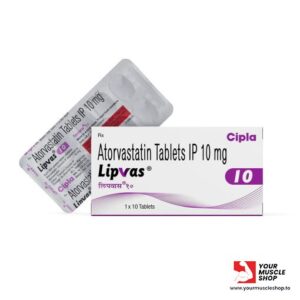 LIPVAS (ATORVASTATIN) 10MG  PER TAB – [10 TABLETS] – CIPLA