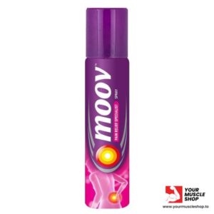 MOOV ACTIVE SPRAY ( BACK, JOINT PAINS, INFLAMMATION, SPRAINS, STRAINS, MYOSITIS, FIBROSITIS AND SCIATICA RELIEF SPECIALIST ) [ 80G ACTIVE PAIN RELIEF SPRAY ] – RECKITT BENCKISER