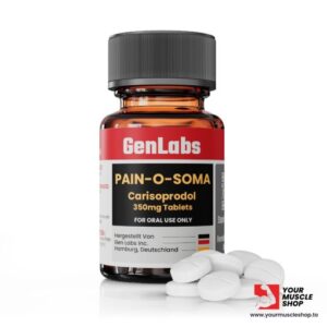 PAIN-O-SOMA (CARISOPRODOL) 350MG  PER TAB – 30 TABLETS – GENLABS