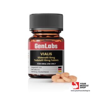 VIALIS – SILDENAFIL 15MG  TADALAFIL 10MG – PER TAB – 60 TABLETS – GENLABS